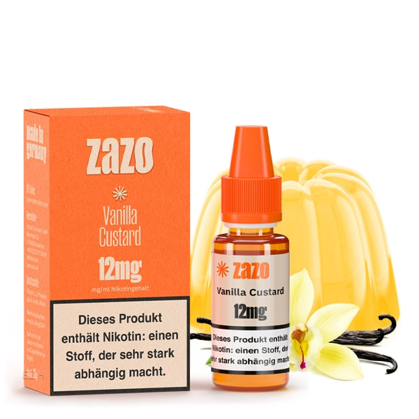 Vanilla Custard ELiquid 10ml von ZAZO Made in Germany