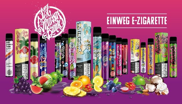187 Bar Einweg-E-Zigarette (div. Geschmäcker MIT NIKOTIN) (1 Stk) - Smokkie | eine Marke der Smoke Smart GmbH