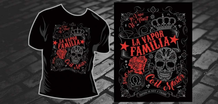 TShirt LA VAPOR FAMILIA VAPEDAT