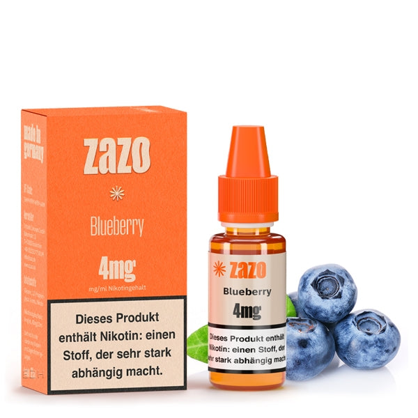 Blueberry ELiquid 10ml von ZAZO Made in Germany