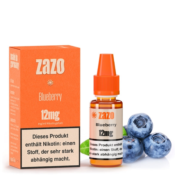 Blueberry ELiquid 10ml von ZAZO Made in Germany