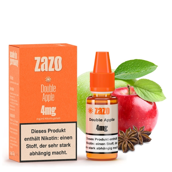 Double Apple Doppel Apfel ELiquid 10ml von ZAZO Made in Germany