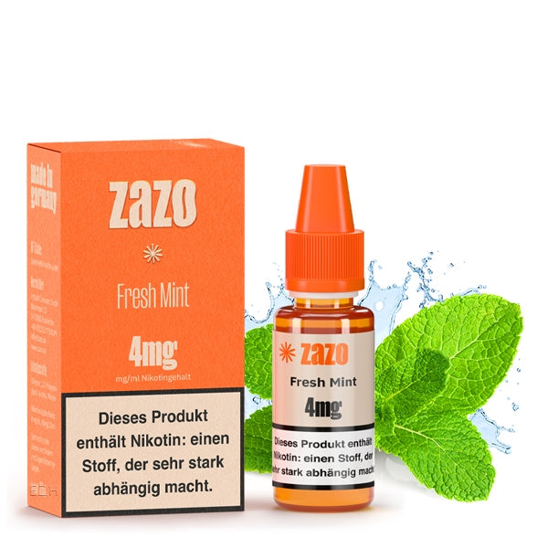 Fresh Mint ELiquid 10ml von ZAZO Made in Germany