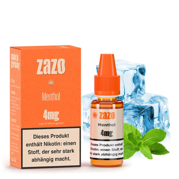 Menthol ELiquid 10ml von ZAZO Made in Germany