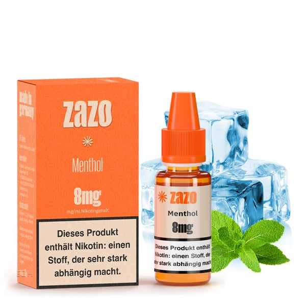 Menthol ELiquid 10ml von ZAZO Made in Germany