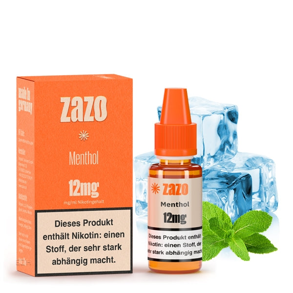Menthol ELiquid 10ml von ZAZO Made in Germany