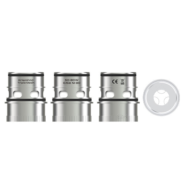 Kriemhild Tripple Mesh 015 Ohm Ersatz Verdampferkopf VAPEFLY
