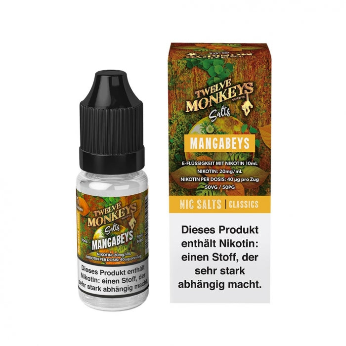 Mangabeys NikotinsalzLiquid 12 Monkeys