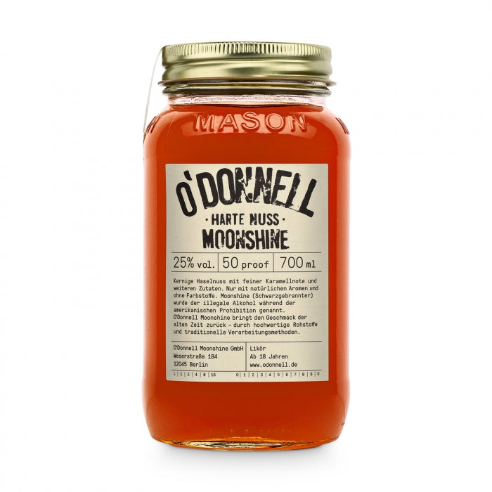 Harte Nuss 25 vol Likör ODONNELL MOONSHINE