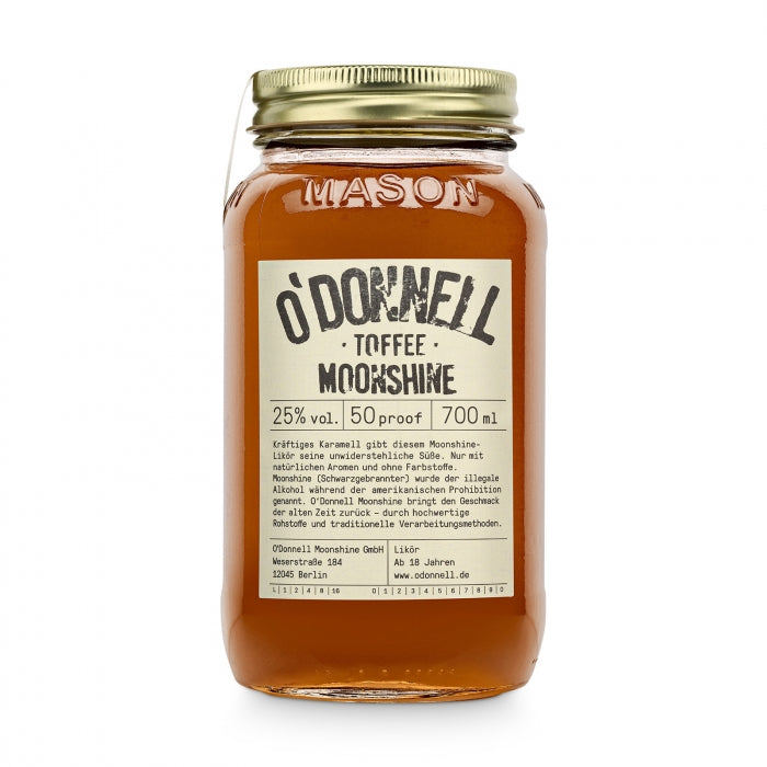 Toffee 25 vol Likör ODONNELL MOONSHINE