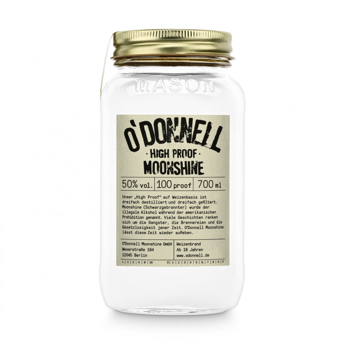 High Proof 50 vol Spirituose ODONNELL MOONSHINE