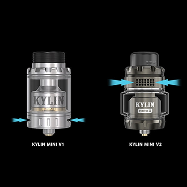 Kylin Mini V2 RTA SILBER Selbstwickel Tankverdampfer VANDYVAPE