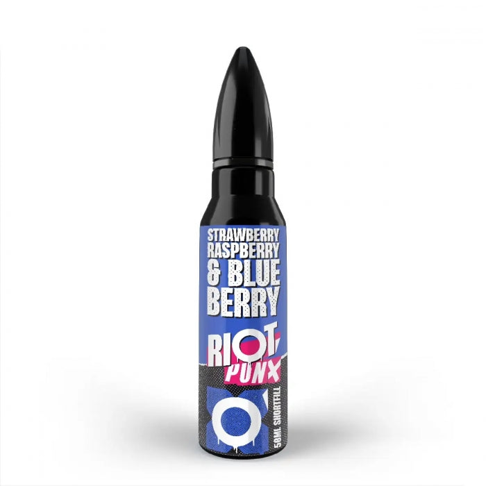 PUNX Strawberry Blueberry Raspberry 50 ml Overdosed ELiquid Riot Squad
