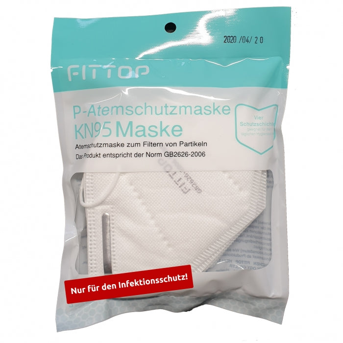 KN95 Atemschutzmaske 5er Pack FitTop