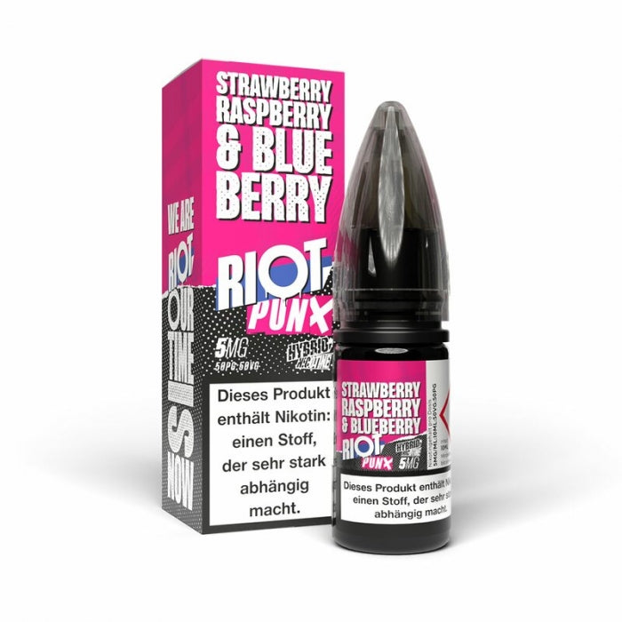 Riot Salt Punx Strawberry Blueberry Raspberry Nikotinsalzliquid Riot Squad