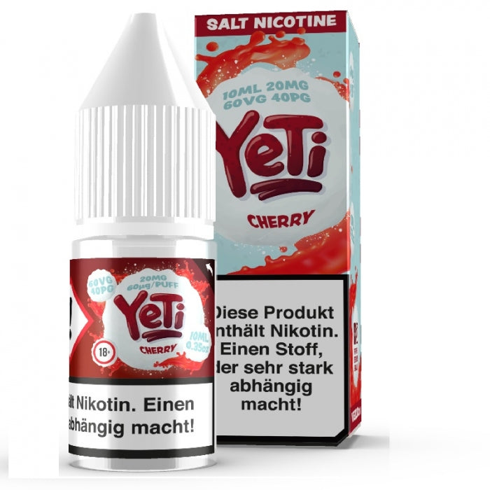 Cherry 10ml Nikotinsalzliquid Kirschen Frische Yeti