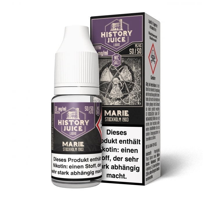 Marie Zitronenkuchen Nikotinsalzliquid HISTORY JUICE