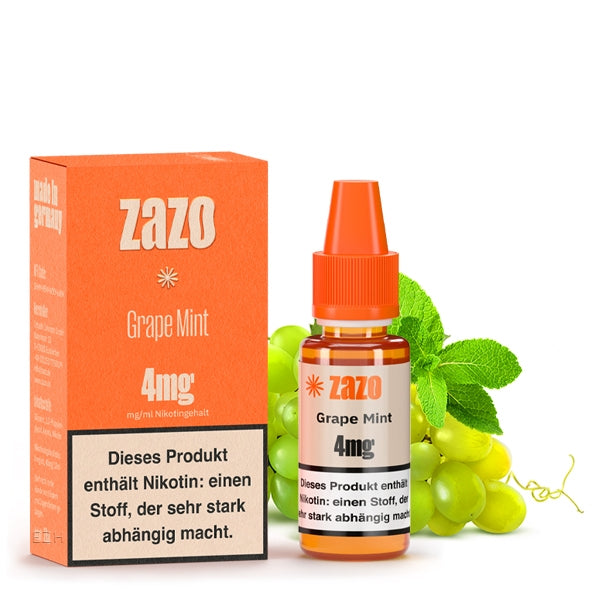Grape Mint ELiquid 10ml von Zazo Made in Germany