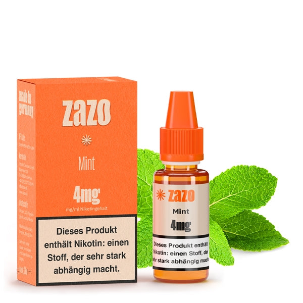 Mint ELiquid 10ml von Zazo Made in Germany