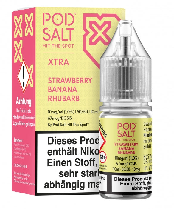 XTRA STRAWBERRY BANANA RHUBARB Nikotinsalzliquid POD SALT
