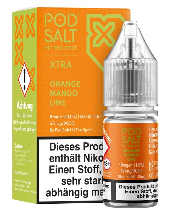 XTRA ORANGE MANGO LIME Nikotinsalzliquid POD SALT