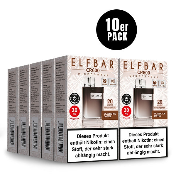 CR600 Einweg-E-Zigarette (10 PC) - ELFBAR
