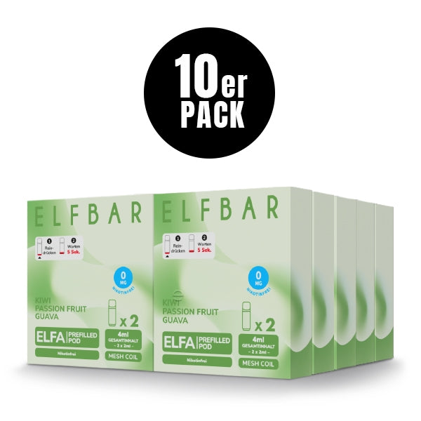 Elfa Prefilled Pod (10er VPE) - Nikotinfrei - Elfbar