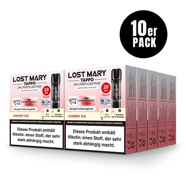Lost Mary Tappo 2ml Prefilled Pod 10x2Stk Neue Sorten by ELFBAR