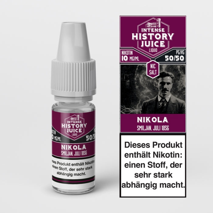 Nikola ZitroneMinze Nikotinsalzliquid INTENSE HISTORY JUICE