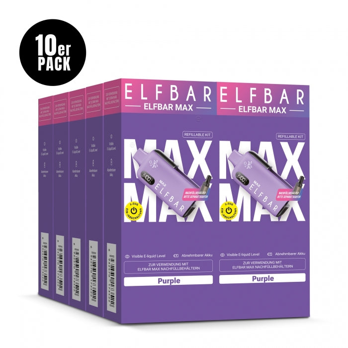Elfbar Max Basisgerät (10er Pack) - Elfbar