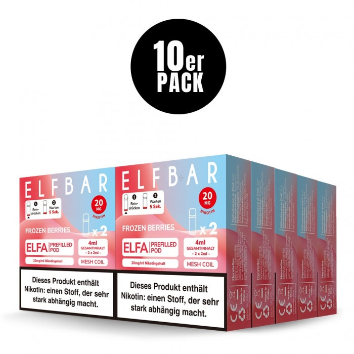 Elfa Prefilled Pod (10er VPE) - 3 neue Sorten - Elfbar