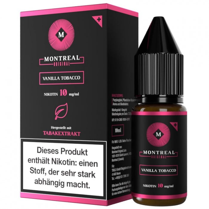 Montreal Origin Vanilla Tobacco 10ml Nikotinsalzliquid