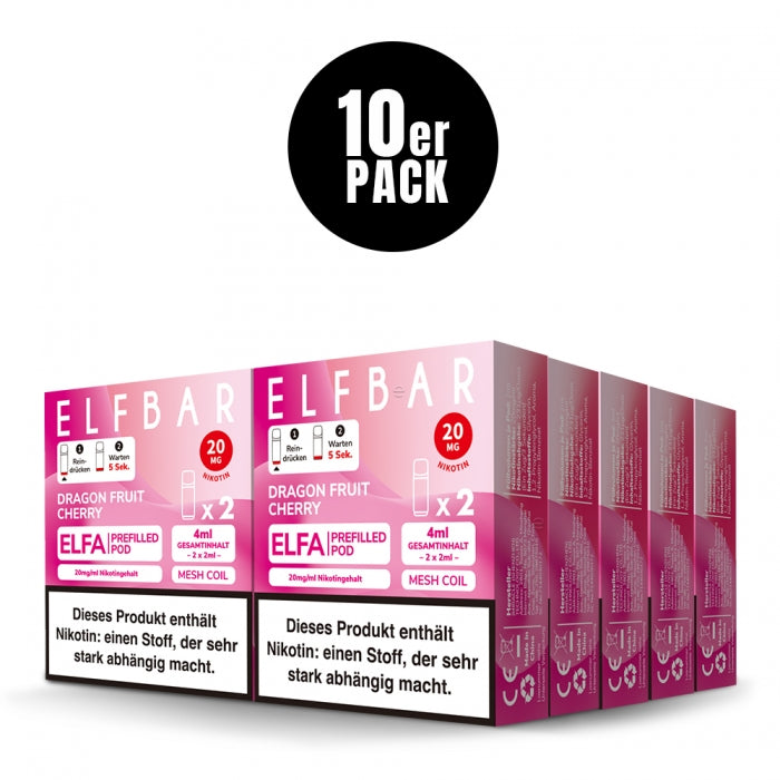 Elfa Prefilled Pod (10PC) - 5 Neue Sorten - Elfbar