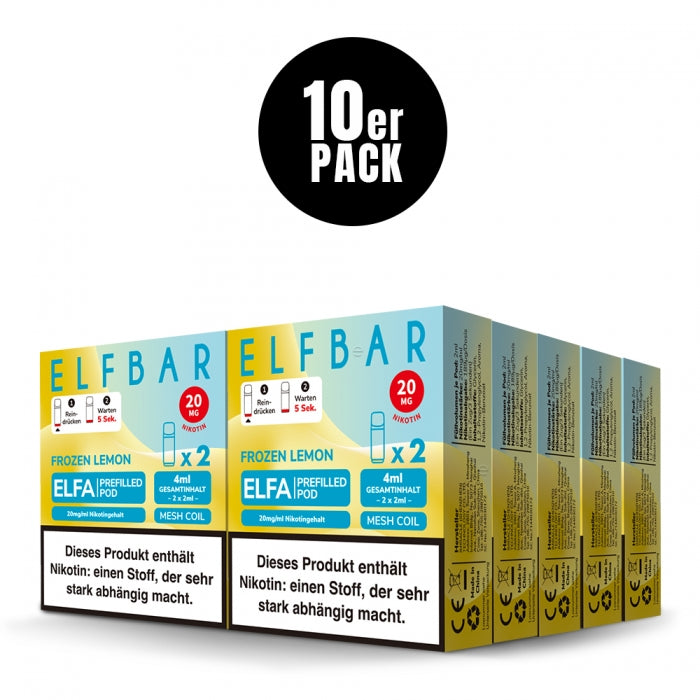 Elfa Prefilled Pod (10PC) - 5 Neue Sorten - Elfbar