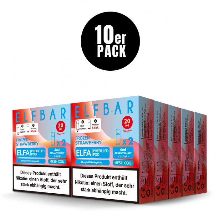 Elfa Prefilled Pod (10PC) - 5 Neue Sorten - Elfbar