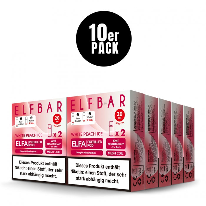 Elfa Prefilled Pod (10PC) - 5 Neue Sorten - Elfbar