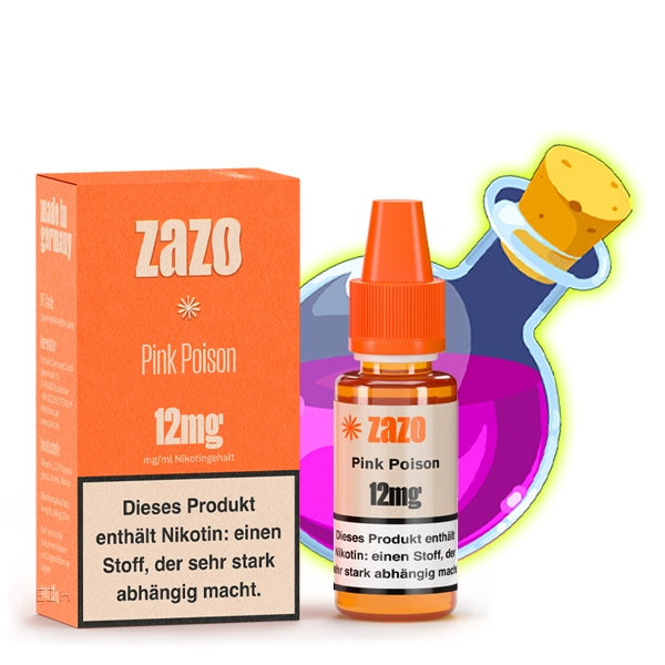 Pink Poison ELiquid 10ml von ZAZO Made in Germany