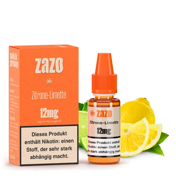 ZitroneLimette ELiquid 10ml von ZAZO Made in Germany