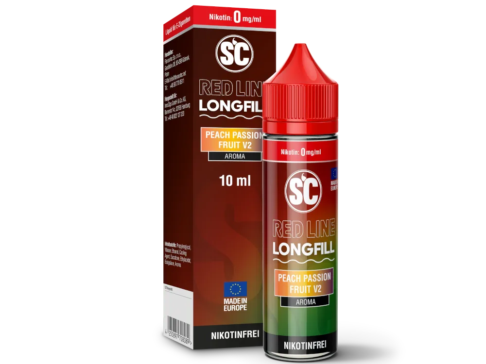 SC Red Line Peach Passion Fruit V2 Longfill Aroma