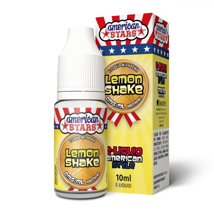 American Stars LEMON SHAKE (Buttermilch Zitrone) - American Style E-Liquid made in EU - Smokkie | eine Marke der Smoke Smart GmbH