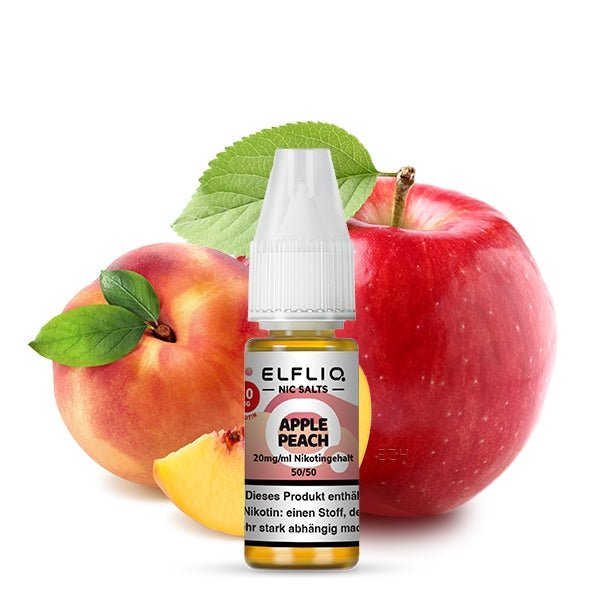 Apple Peach Nikotinsalzliquid (Apfel & Pfirsich) - ElfLiq (ELFBAR) - Smokkie | eine Marke der Smoke Smart GmbH