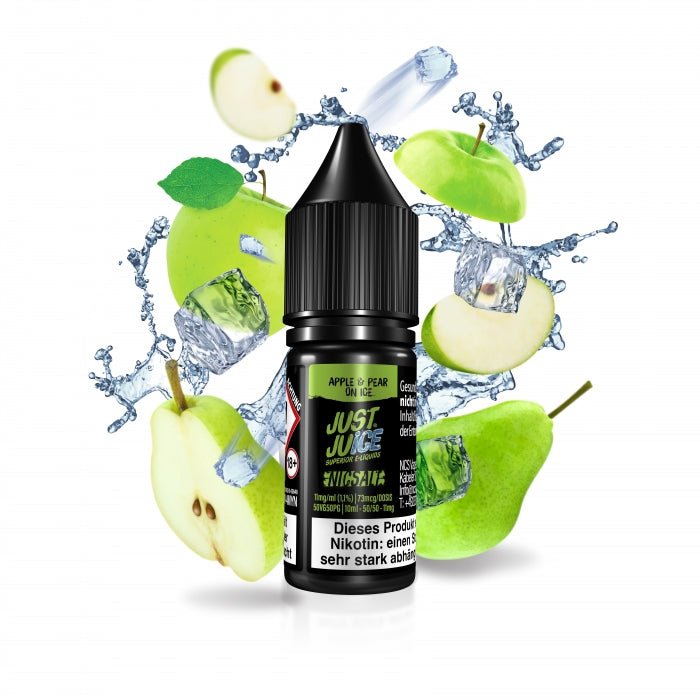 Apple Pear Ice Nikotinsalzliquid Just Juice - Smokkie | eine Marke der Smoke Smart GmbH