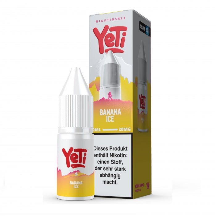Banana Ice 10ml Nikotinsalzliquid BananeFrische Yeti - Smokkie | eine Marke der Smoke Smart GmbH