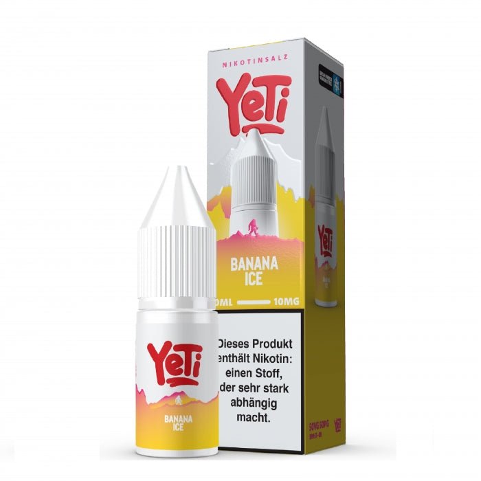 Banana Ice 10ml Nikotinsalzliquid BananeFrische Yeti - Smokkie | eine Marke der Smoke Smart GmbH