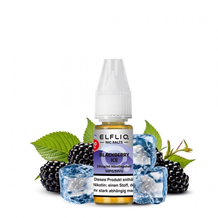 Blackberry Ice Nikotinsalzliquid (Brombeere, Eis) - Elfliq (ELFBAR) - Smokkie