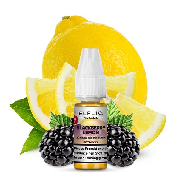 Blackberry Lemon Nikotinsalzliquid - Elfliq (ELFBAR) - Smokkie | eine Marke der Smoke Smart GmbH