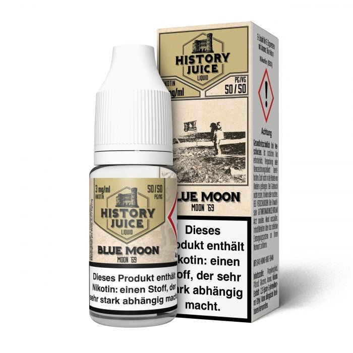 Blue Moon blaue Himbeere Erdbeere Menthol HISTORY JUICE - Smokkie | eine Marke der Smoke Smart GmbH