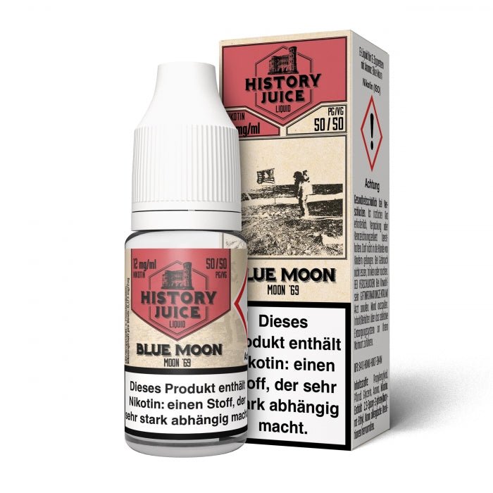 Blue Moon blaue Himbeere Erdbeere Menthol HISTORY JUICE - Smokkie | eine Marke der Smoke Smart GmbH