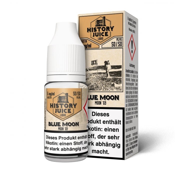 Blue Moon blaue Himbeere Erdbeere Menthol HISTORY JUICE - Smokkie | eine Marke der Smoke Smart GmbH