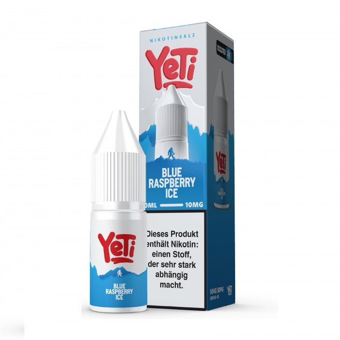 Blue Raspberry Ice 10ml Nikotinsalzliquid Blaue HimbeereFrische Yeti - Smokkie